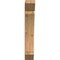 Ekena Millwork Thorton Slat Rough Sawn Bracket, Western Red Cedar, 4"W x 14"D x 26"H BKT04X14X26THR06RWR - alternate 3